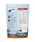 A stand-up pouch of All Day Breakfast, On Track Meals for the outdoors, shown from the back with product details, heating instructions, and nutrition information visible on a white background.